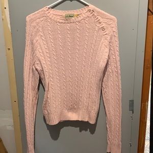 Pink LLBean Sweater